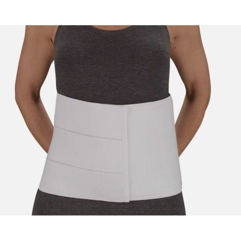 DeRoyal Abdominal Binder REF 13662067 Size 9 In. Medium/Large 46-62 In. White